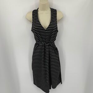 Jack by BB Dakota black white stripe halter dress, never worn except to try on.